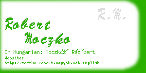 robert moczko business card